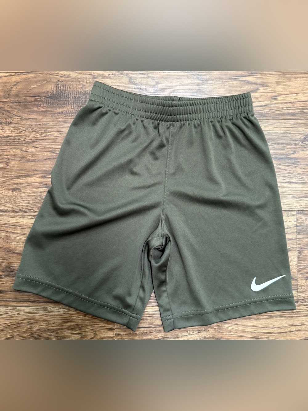 Nike Olive Dri-FIT Athletic Shorts